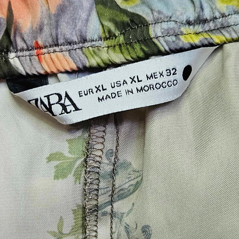 Zara Multicolor Patchwork Pants - Picture 5 of 8